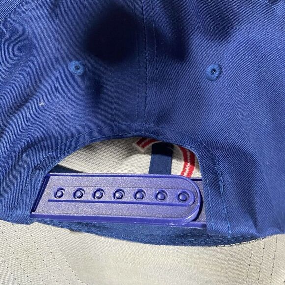 Vintage Twins Enterprise Chicago Cubs Snapback Hat MLB Baseball Blue Red Cap - Picture 2 of 8